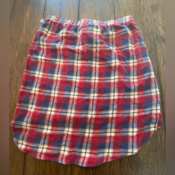 First Of A Kind Plaid Button Up Skirt Size One Size B19 - Picture 2 of 5
